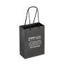 Boutique Imprinted Shopping Bags Black - Laminated (Small) [Min. Order Qty: 500 Bags] - Image 2